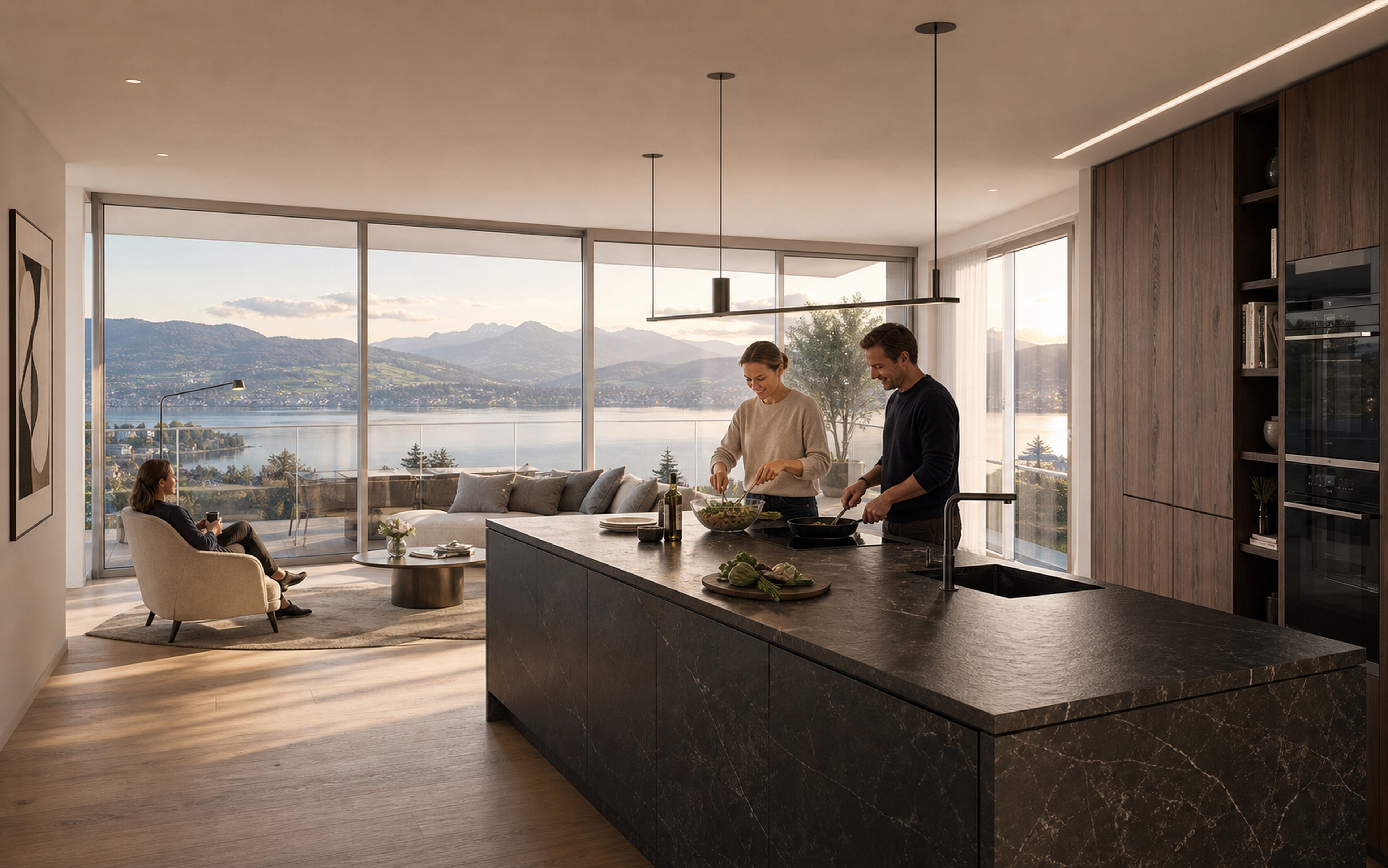 Zugsee Penthouse Kitchen
